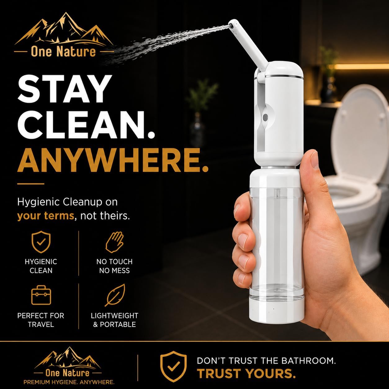 Stay clean. Anywhere.